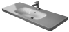 DU Möbelwaschtisch DuraStyle 1200 mm mit ÜL, mit HLB, 1 HL, weiß