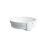 LF Einbau-WT von un. LIVING CITY 455x450 x155 rund o.Hl m.Ül. U-seite glasiert we