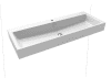 KA WB PURO Mod.3167,1200x460mm,alpinweiß ,Perl-Effekt,Antidröhn,m. 1HL,mÜL,chr