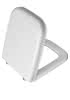 VT WC-Sitz Universal Square Duroplast ohne Absenkautomatik Weiß Hochglanz