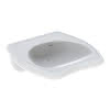 GE Vitalis WT, barrierefrei, 55x55cm o. Hl., m. Ül., weiß, KeraTect