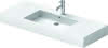 DU Möbelwaschtisch Vero 1250 mm mit ÜL, mit HLB, 1 HL, weiß