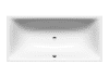 KA BW SILENIO Mod.676,1800x800mm, alpinweiß
