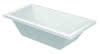 DU Starck Badewanne 1800x900 Einbau Rück enschr.2 L/R, Weiß