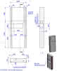 SD Wandmodul Duschplatz raumhoch 2500x1000x250