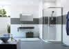 HP DA Classics 2 1/4 Kreis GT 80/100 H:1900 R:500 weiß klar Anti-Plaque