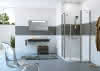 HP DA Classics 2 1/4 Kreis SWT 90/90 H:1900 R:500 silber matt klar