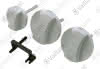 VA Knopf, grau, Set a 3 St. Vaillant-Nr. 114288