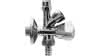ASW Kombi-Eckventil 1/2" f.CU-Rohr 10mm mit RV und Rosette, Nr.421851