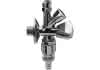 ASW Kombi-Eckventil 1/2" m.CU-Rohr 10mm mit Rohrbelüfter und RV, Nr.421853