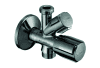 SCHELL Kombi-Eckventil COMFORT RV, langer Schaft, chrom