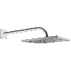 HA Kopfbrause HANSAVIVA 0418 Ros. eckig 1-strahlig Ausld. 400 mm DN15 chr