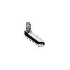 HA Auslauf HANSA 0268 L=86 Ausld. 86 mm chr