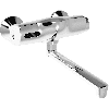 HA WT-Batt. HANSAELECTRA 6445 6 V Ausld. 200 mm DN15 chr