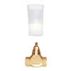 GROHE UP-Ventil-Unterteil 29802 vormont. Oberteil 3/4" Gewindeanschluss 3/4" DN20