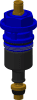 AR Funktionsteil, duschen, DN15, blau, 2000104352