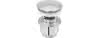 Design-Excentergarnitur 11/4" mit Druckverschlussstopfen Nr.105509 chrom