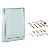 GROHE Abdeckplatte 43179 komplett für WC-Druckspüler Wandeinbau mattchrom