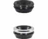 Spülrohrverbinder 55mm Druckspüler (62S) schwarz