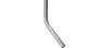 Kunststoff-Spülrohrbogen 45' weiß f.Druckspüler 3/4" 28/26mm