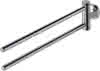 DU D-Code HTH, Arme 2, Schwenkbar 50x447 x90 mm, Chrom