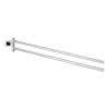 GROHE Handtuchhalter Essentials Cube 40624_1 2-armig 439mm schwenkbar chrom