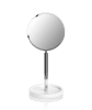 Decor Walther Standkosmetikspiegel mit Ablage STONE KSA, 0972454 weiß/chrom