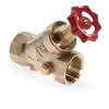 comfort-KFR-Ventil nichtsteigend beid- beitige Stopfen DN 25 (1") Rotguss