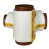 Missel Brandschutz-Dämm-Manschette MSA4-R90-KE 100x100x80x100-45 Grad