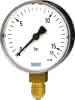 Manometer G 1/4 Anschl. unten 0-4 bar Gehäuse Kunst.63mm grüne Fahne, 30792801