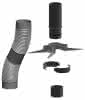 comfort (ATEC) Rohr flexibel kürzbar mit set 10,0m DN 80, Nr. 11322