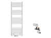 sanibel 1001-QuickSet Badheizkörper 50mm gerade BH 1500mm BL 500mm Eckform weiß