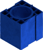SBK Distanzstück blau 55mm lang Nr. 6013041