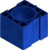 SBK Distanzstück blau 45mm lang Nr. 6013064