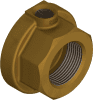 SBK Anschlussblock 5000 mit Flach- dichtung 11/4", Nr. 5.013.003.010
