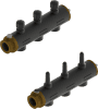 SBK Universalverteiler 5000 KST 1"IG 3-fach Länge 355mm, Nr. 5.013.050.103