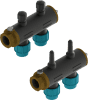 SBK Universalverteiler 5000 2" KST 02-fach Abgang 25mm