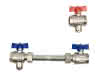 Strawa Anschlussgarnitur e-class AG 3/4" WMZ-2F Anschluss horizontal, 55e331308
