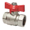 Kugelhahn 11/4" Nr.1454 roter Flügelgriff
