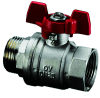 Oventrop MS-Kugelhahn, 11/4"I/A m.Flügelgriff, 107 63 10