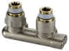 Simplex Umlenkstück Eck mit Absperrung Typ E1/50 f. Hzk.1/2" IG,v E/na, F10077