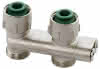 Simplex Umlenkstück Dg mit Absperrung Typ D2/50 f. Hzk.3/4" AG,v Dg/ns, F10078