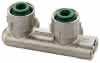 Simplex Umlenkstück Eck mit Absperrung Typ E2/50 f. Hzk.3/4" AG,v Dg/ns, F10079
