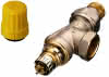 Danfoss Ventilgehäuse RA-UN 15 R 1/2, UK (Axial),matt vern. 013G3043
