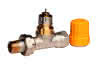 Danfoss Ventilgehäuse RA-UN 10 R 3/8, Durchgang, matt vern., 013G3002