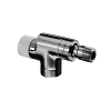 OVENTROP Thermostatventil "Baureihe E" DN15, 1/2", PN10, Axial, anthrazit