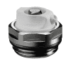 OVENTROP Entlüftungsstopfen (Platten-HK) 1/2",PN10,Austr.drehb.,selbstd.,Ms,vern.