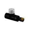 OVENTROP Thermostatventil "Baureihe E" DN15, 1/2", PN10, Durchgang, anthrazit