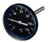 OVENTROP Ersatz-Thermometer für "Regumat/Regusol" DN 25, blau
