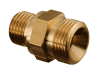 OVENTROP Doppelnippel "Ofix-Oil" 1/4"AG x 3/8"AG, beiderseits Innenkonus